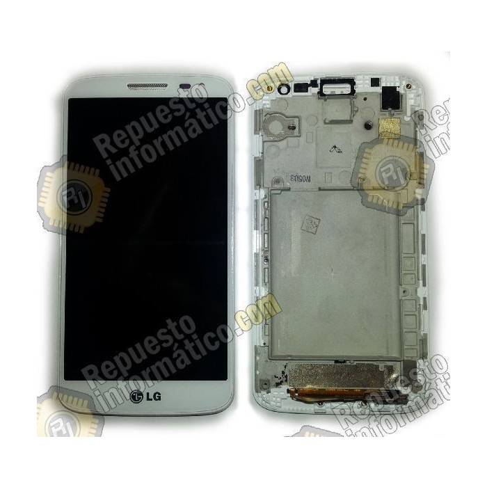 Pantalla (LCD+tactil+marco) LG G2 mini (D620) blanca