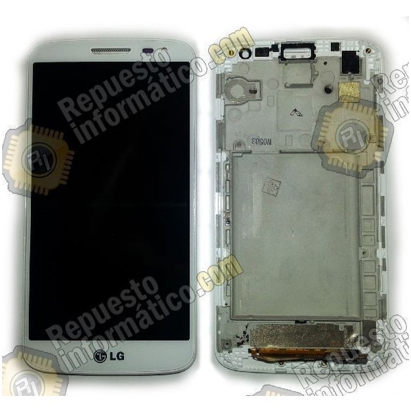 Pantalla (LCD+tactil+marco) LG G2 mini (D620) blanca