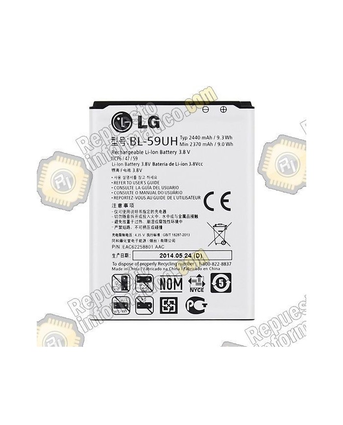 Bateria Original LG BL-59UH Optimus G2 Mini D620
