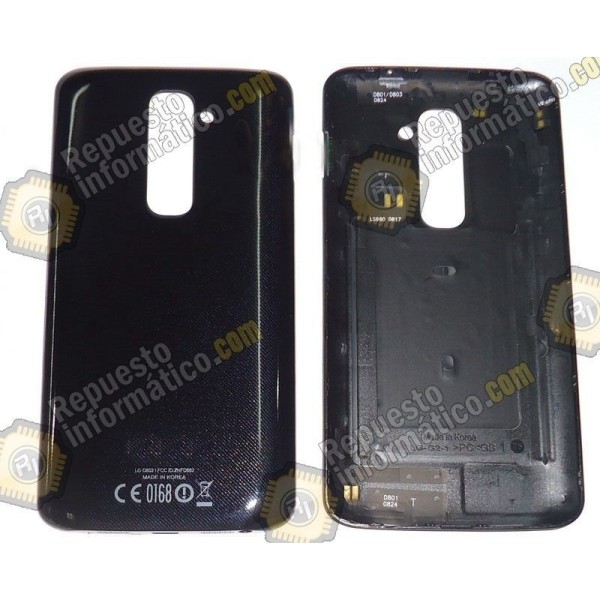 Tapa trasera negra LG G2 mini (D620) (Desmontaje)