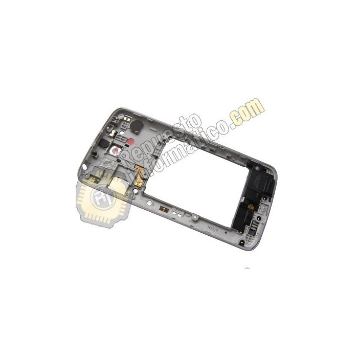 Carcasa Chasis + Lentilla Original LG Optimus G2 Mini D620 GRIS (Desmontaje)