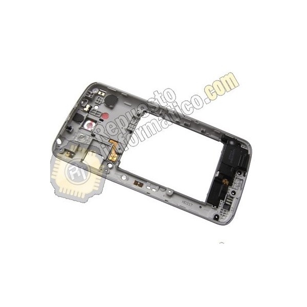 Carcasa Chasis + Lentilla Original LG Optimus G2 Mini D620 GRIS (Desmontaje)