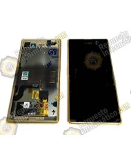 Pantalla (Lcd+Tactil+Marco) Xperia M5 (negra/dorada)