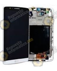 Pantalla BLANCA (Lcd + Tactil +Marco)  LG G3 D855
