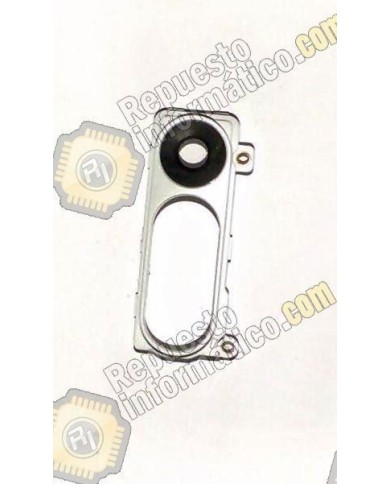 Protector de camara trasera + Lentilla para lg G3 D855 (Blanco)
