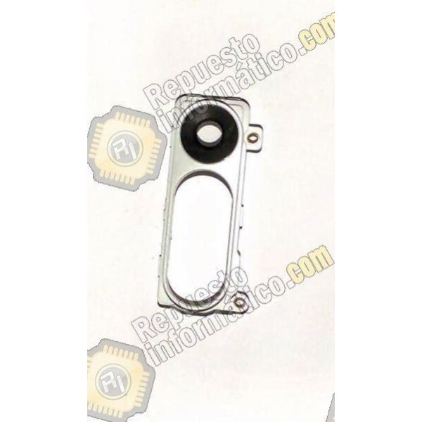 Protector de camara trasera + Lentilla para lg G3 D855 (Blanco)