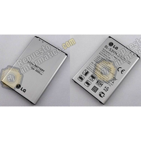 Bateria original LG Optimus G3 D855 (Desmontaje) (BL53YH)