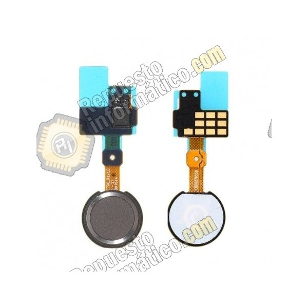 Botón Home con Sensor de Huella Dactilar LG G5 H850 Gris