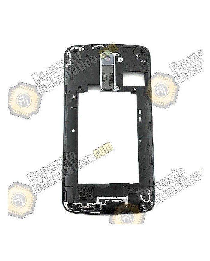 Carcasa intermedia Chasis (LG K10) (K420n)  (Negra)