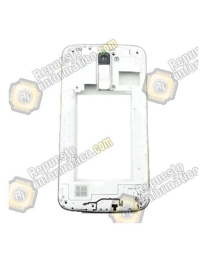 Carcasa intermedia Chasis (LG K10) (K420n) (Blanca)