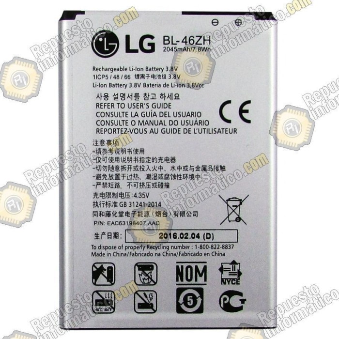 Bateria LG K8  (46ZH)
