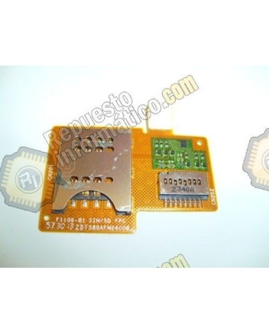 Flex Lector Sim Y Memoria Original Sony Xperia Miro St23i