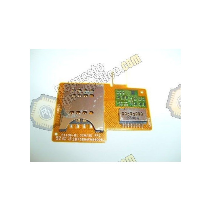 Flex Lector Sim Y Memoria Original Sony Xperia Miro St23i