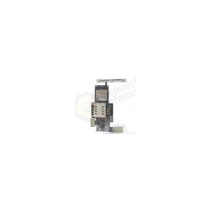 Flex Lector Sim, MicroUSB, Volumen  Original Lg P970 Optimus Black 