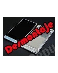 Pantalla (Lcd+tactil+marco)Xperia Miro st23i blanco (DESMONTAJE)