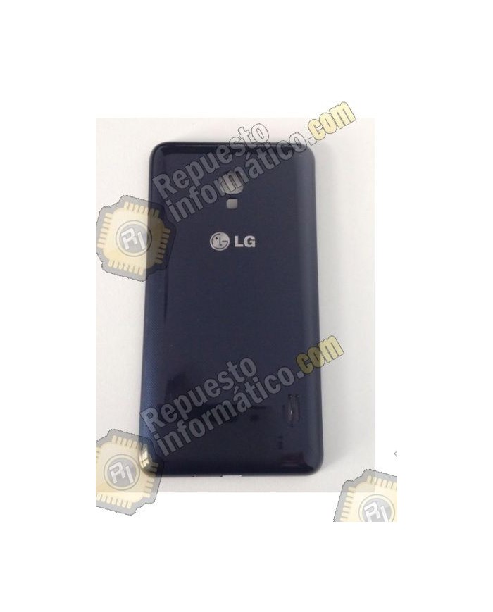Tapa trasera negra LG Optimus F6 D505 usada
