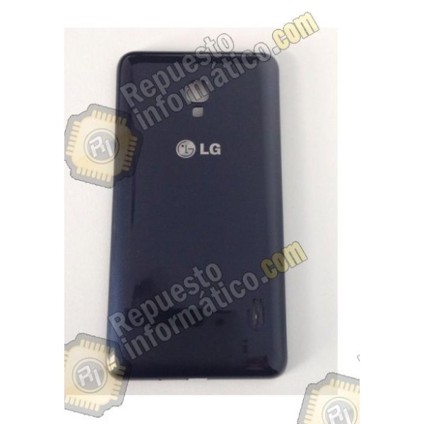 Tapa trasera negra LG Optimus F6 D505 usada