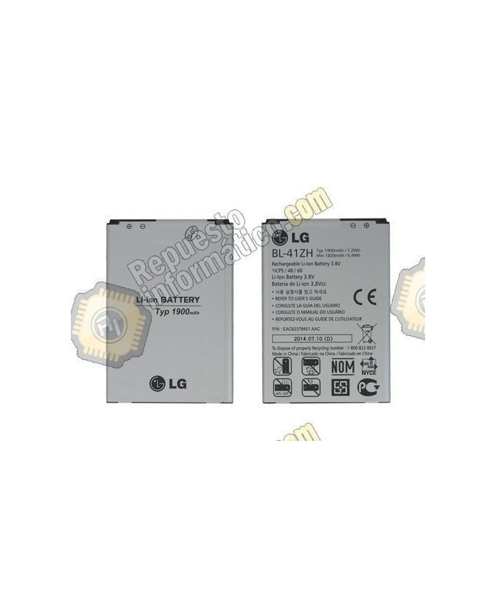 Bateria BL-41ZH LG Fino D290 , L50 D213 , Leon H340n Recuperada