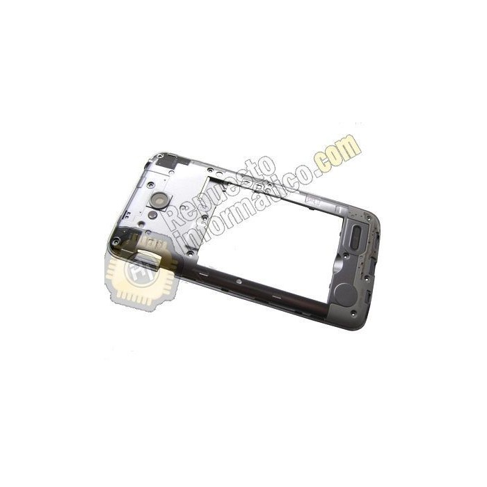 Carcasa trasera lentilla LG  OPTIMUS L70 D320 (plata) (Desmontaje)