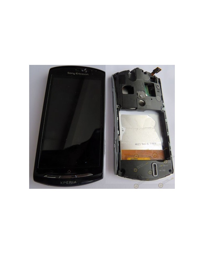 Pantalla+marco+Flex y botones XPERIA NEO V (MT11) (Desmontaje) negro