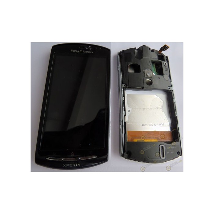 Pantalla+marco+Flex y botones XPERIA NEO V (MT11) (Desmontaje) negro