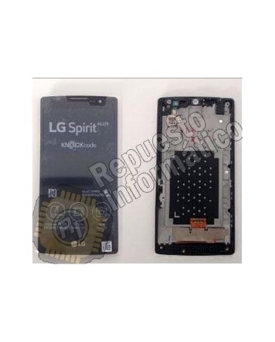 Pantalla (Lcd +Tactil +marco) LG Spirit H440 H440n 4G LTE Negro 