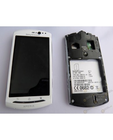 Pantalla+marco+Flex y botones XPERIA NEO V (MT11) (Desmontaje) blanco