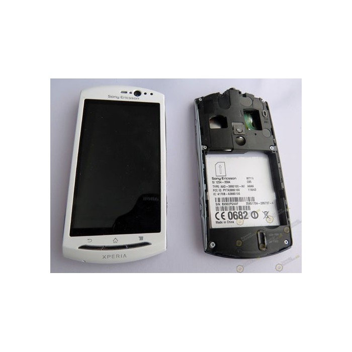 Pantalla+marco+Flex y botones XPERIA NEO V (MT11) (Desmontaje) blanco