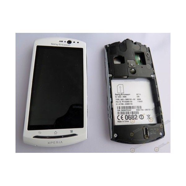 Pantalla+marco+Flex y botones XPERIA NEO V (MT11) (Desmontaje) blanco