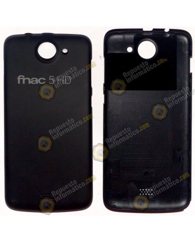 Tapa trasera Bateria BQ Aquaris 5 HD Negra (desmontaje)