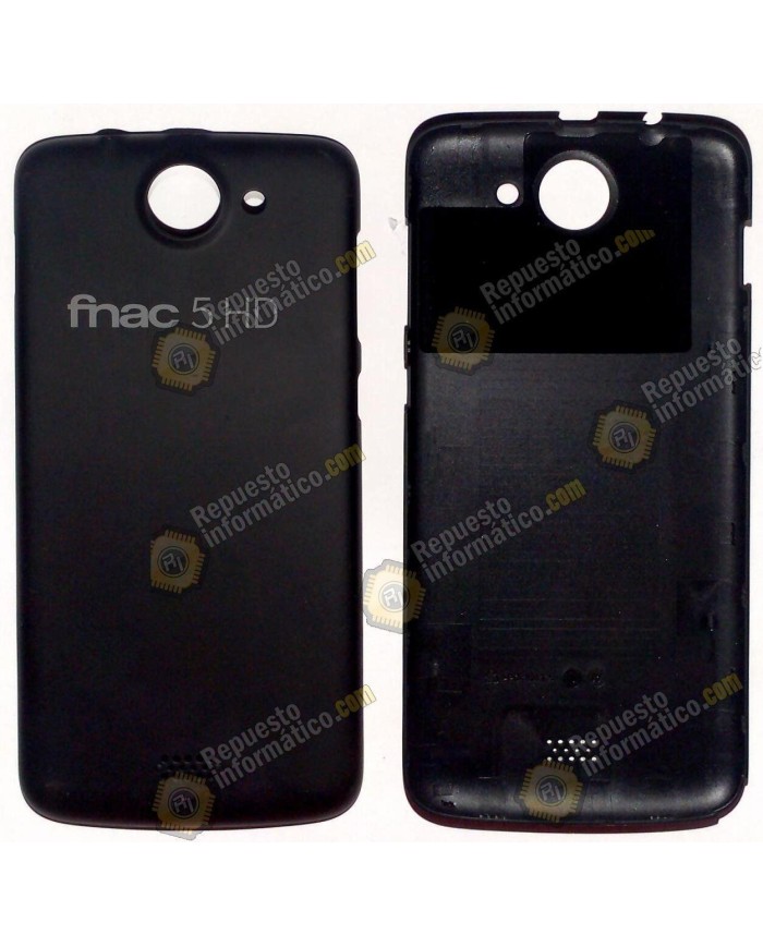 Tapa trasera Bateria BQ Aquaris 5 HD Negra (desmontaje)