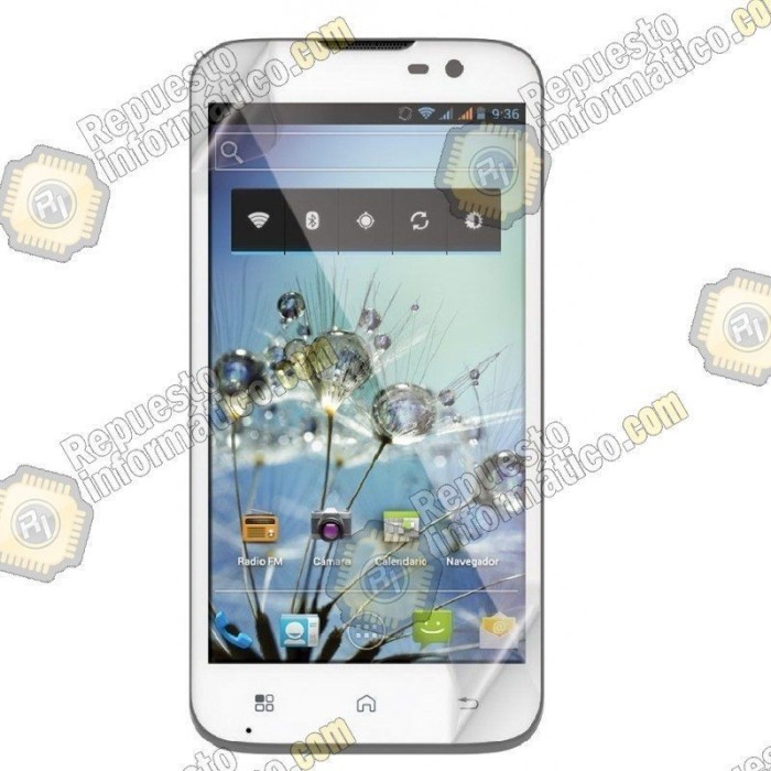 Protector de pantalla film para BQ Aquaris 5