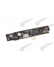 Placa inferior con conector de carga y accesorios para BQ Aquaris E6