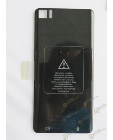 Tapa trasera negra Bq M5 (Desmontaje)