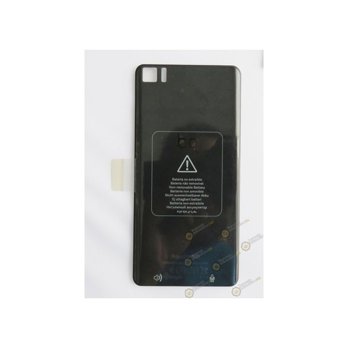 Tapa trasera negra Bq M5 (Desmontaje)