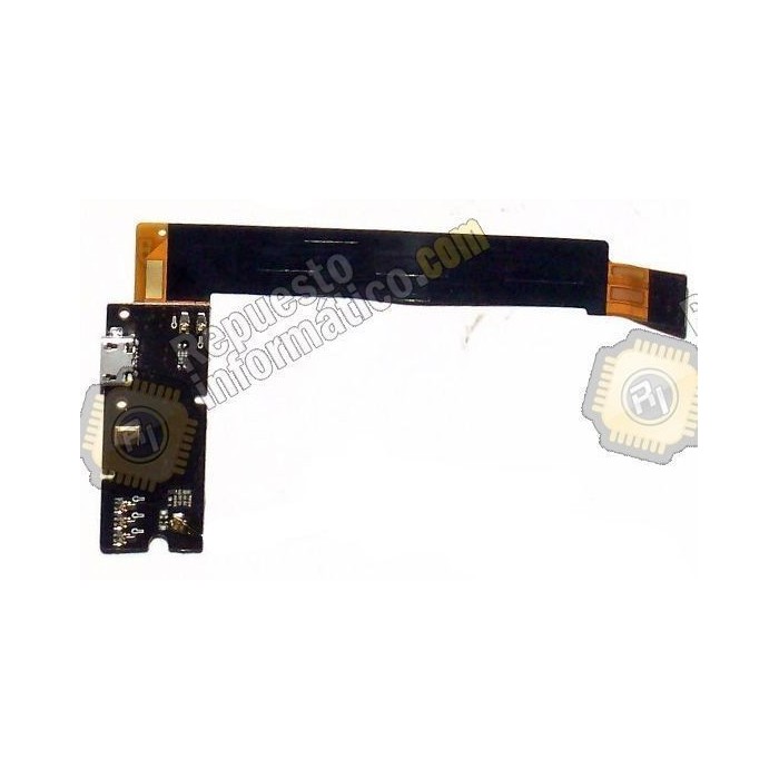 Flex inferior +conector de carga y micrófono BQ Aquaris E4.5 (Desmontaje)