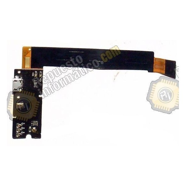 Flex inferior +conector de carga y micrófono BQ Aquaris E4.5 (Desmontaje)