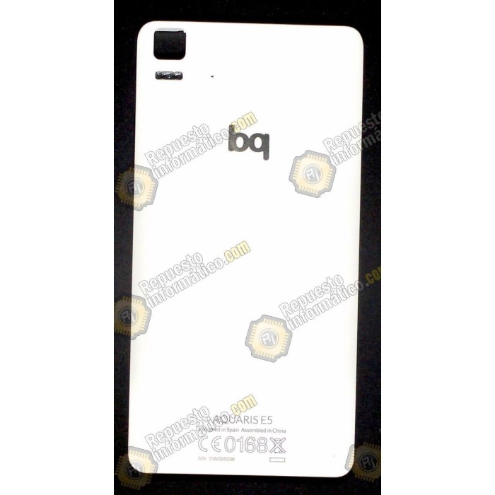 Tapa trasera BQ Aquaris E5 blanca (Desmontaje)