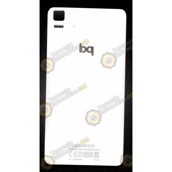 Tapa trasera BQ Aquaris E5 blanca (Desmontaje)