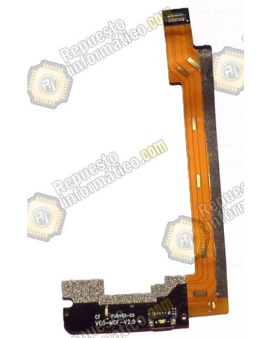 Flex conector de carga +Microfono BQ Aquaris E5 (TFT5K0858FPC) (IPS5K0759FPC) (desmontado)