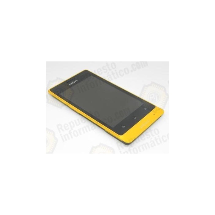 Pantalla completa xperia go Amarillo (desmontaje)