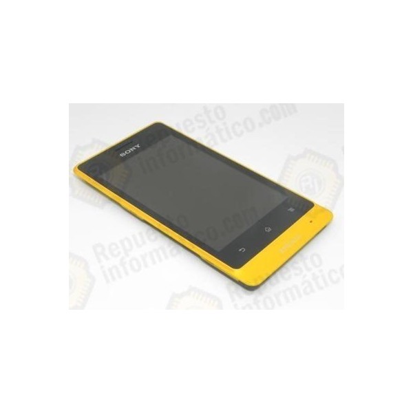Pantalla completa xperia go Amarillo (desmontaje)