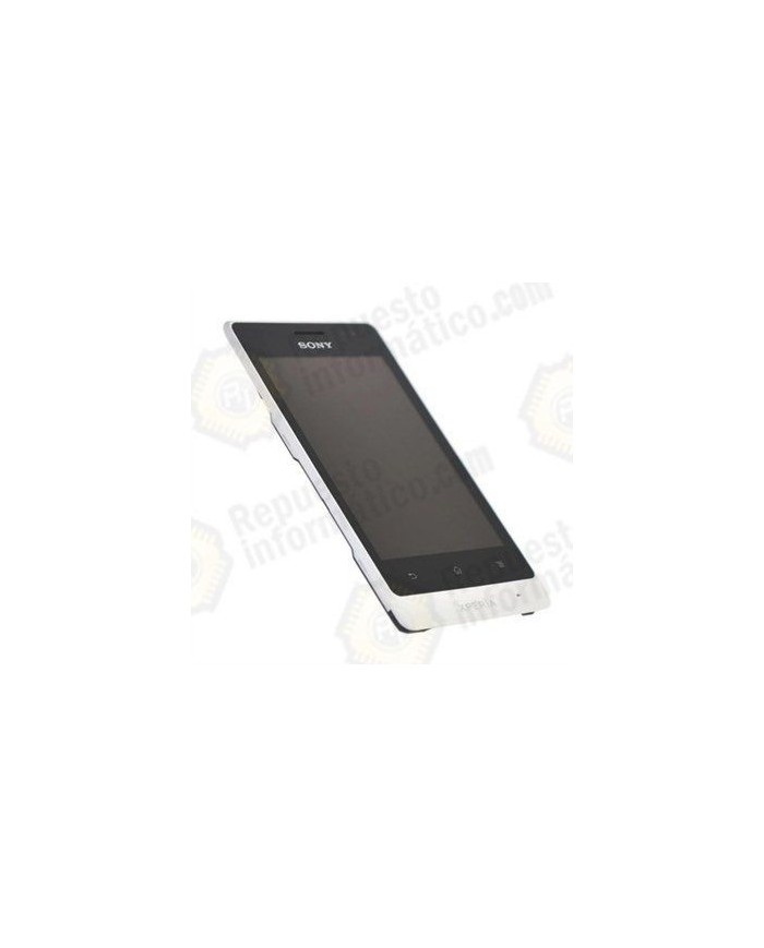 Pantalla completa xperia go Blanco