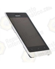 Pantalla completa xperia go Blanco
