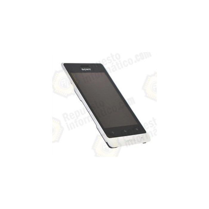 Pantalla completa xperia go Blanco