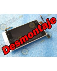 Pantalla (lcd+tactil+marco) xperia Go Plata (desmontaje)