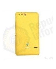 Tapa trasera xperia Go st27 Amarilla