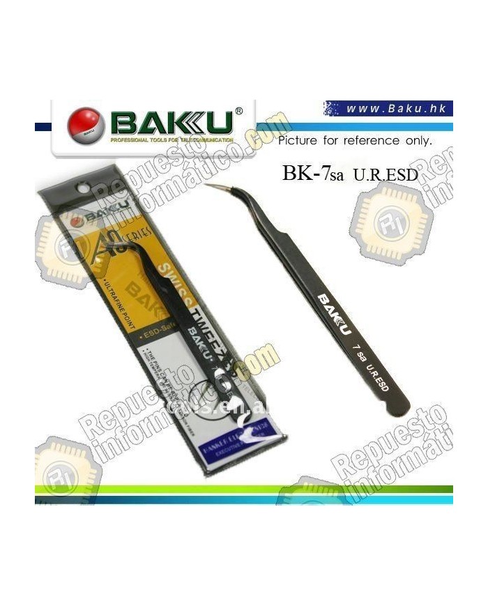 pinza punta curva  BK-7-SA