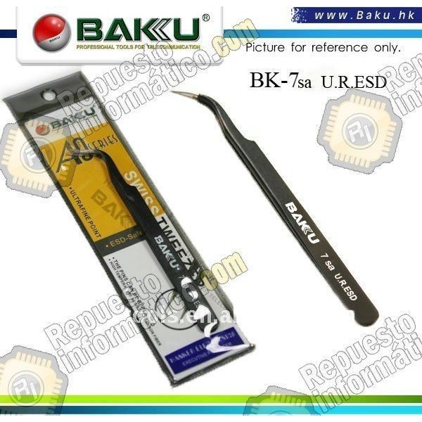 pinza punta curva  BK-7-SA