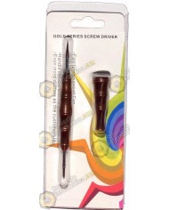 Destornillador de 2 puntas tipo estrella color Marron